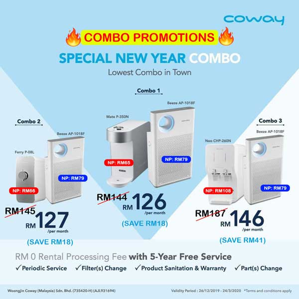Promosi Pakej Combo Coway